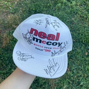 Vintage 1995 Autographed Neal McCoy “You Gotta Love That” Tour Hat